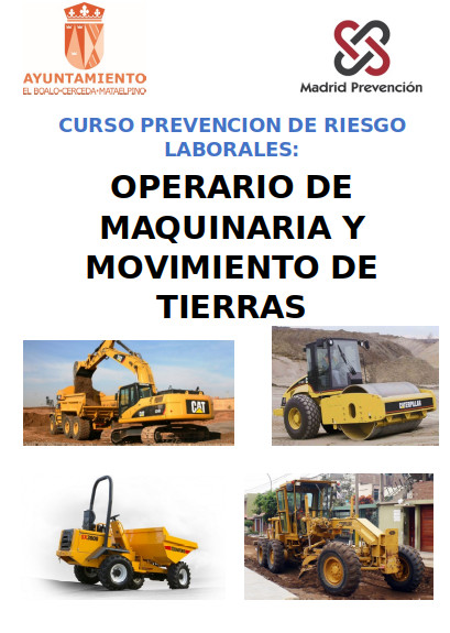 Curso prevención de riesgos laborales: operario de maquinaria y movimiento de tierras